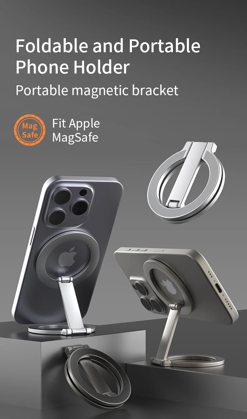 Supporto magnetico pieghevole per telefono