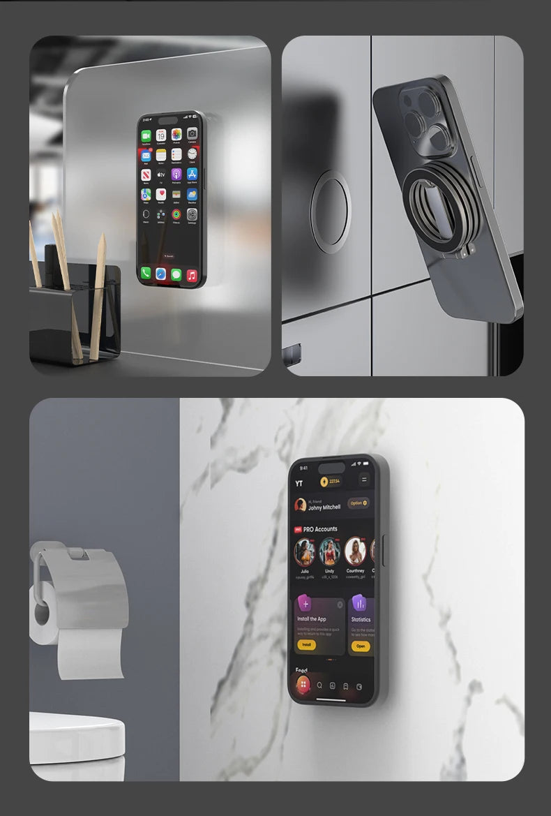 Supporto magnetico pieghevole per telefono